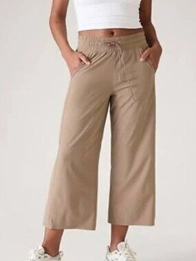 Athleta Avenue Wide Leg Crop Pant